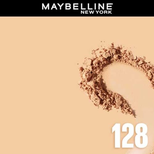 Maybelline New York Fit Me Compact Powder, Matte + Poreless Compact Powder, upto 16 hours of Oil Control with SPF 32 PA+++ and UV filters & ideal for normal to oily skin - 128 Warm Nude|6g